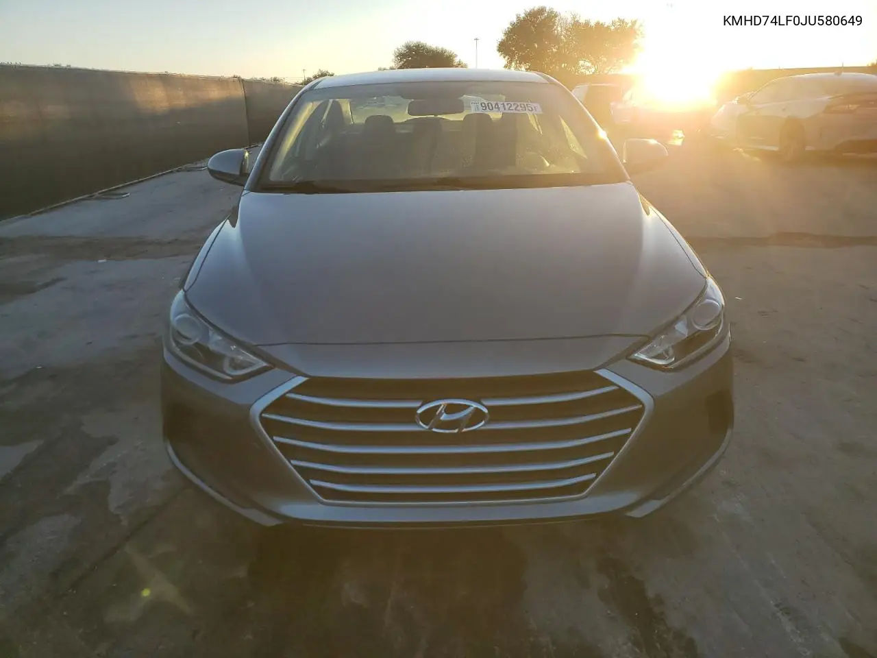 KMHD74LF0JU580649 2018 Hyundai Elantra Se