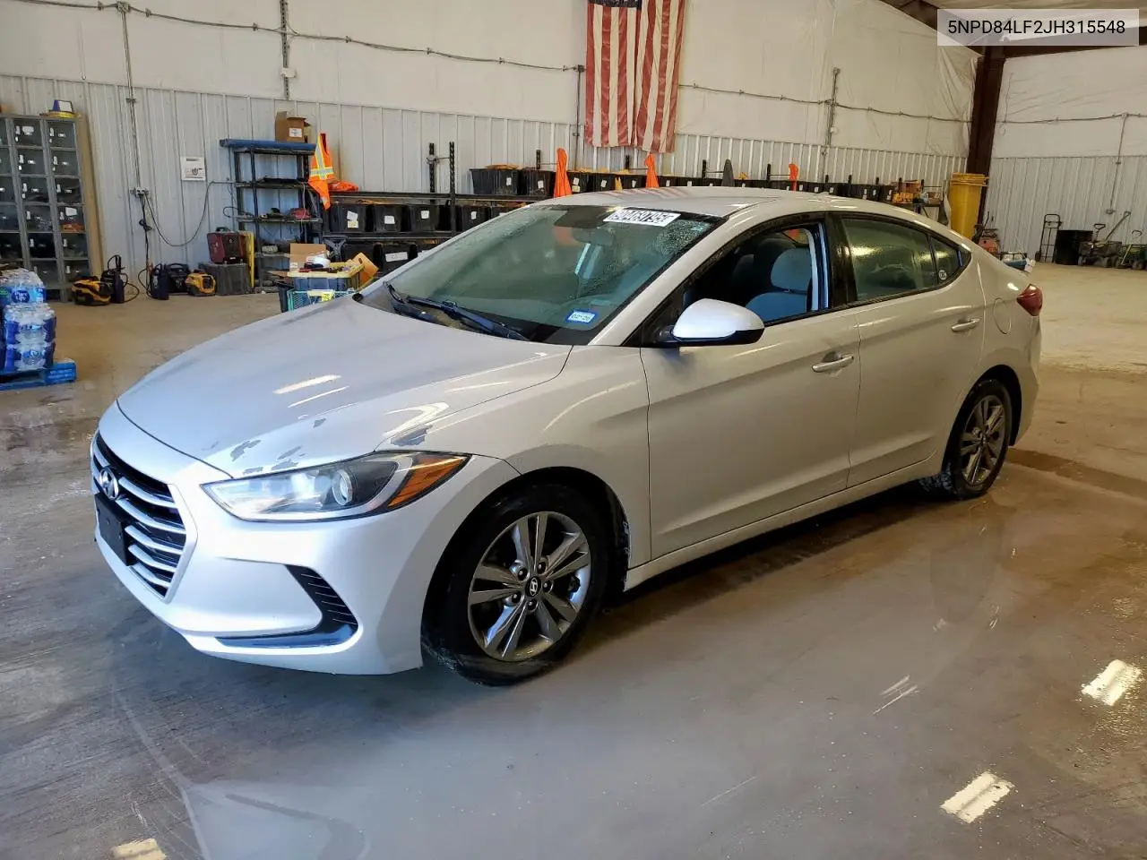 5NPD84LF2JH315548 2018 Hyundai Elantra Sel