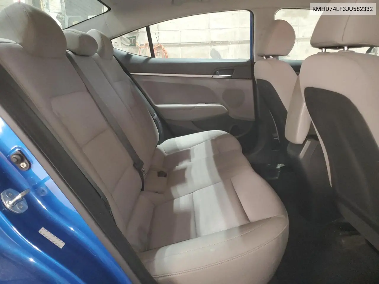 KMHD74LF3JU582332 2018 Hyundai Elantra Se