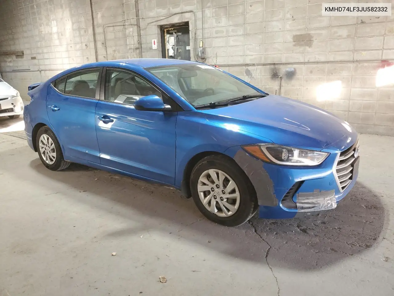 KMHD74LF3JU582332 2018 Hyundai Elantra Se