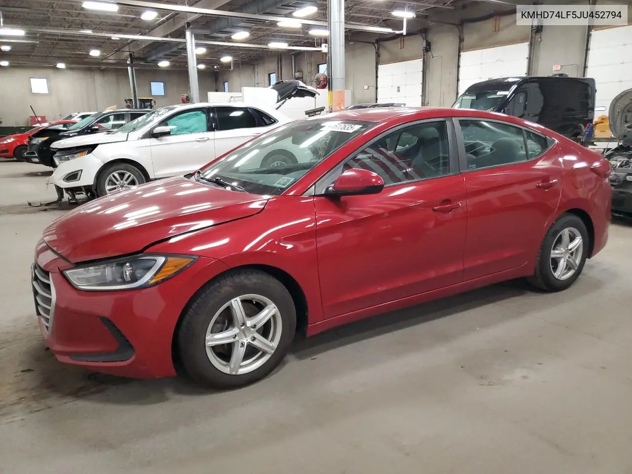 KMHD74LF5JU452794 2018 Hyundai Elantra Se