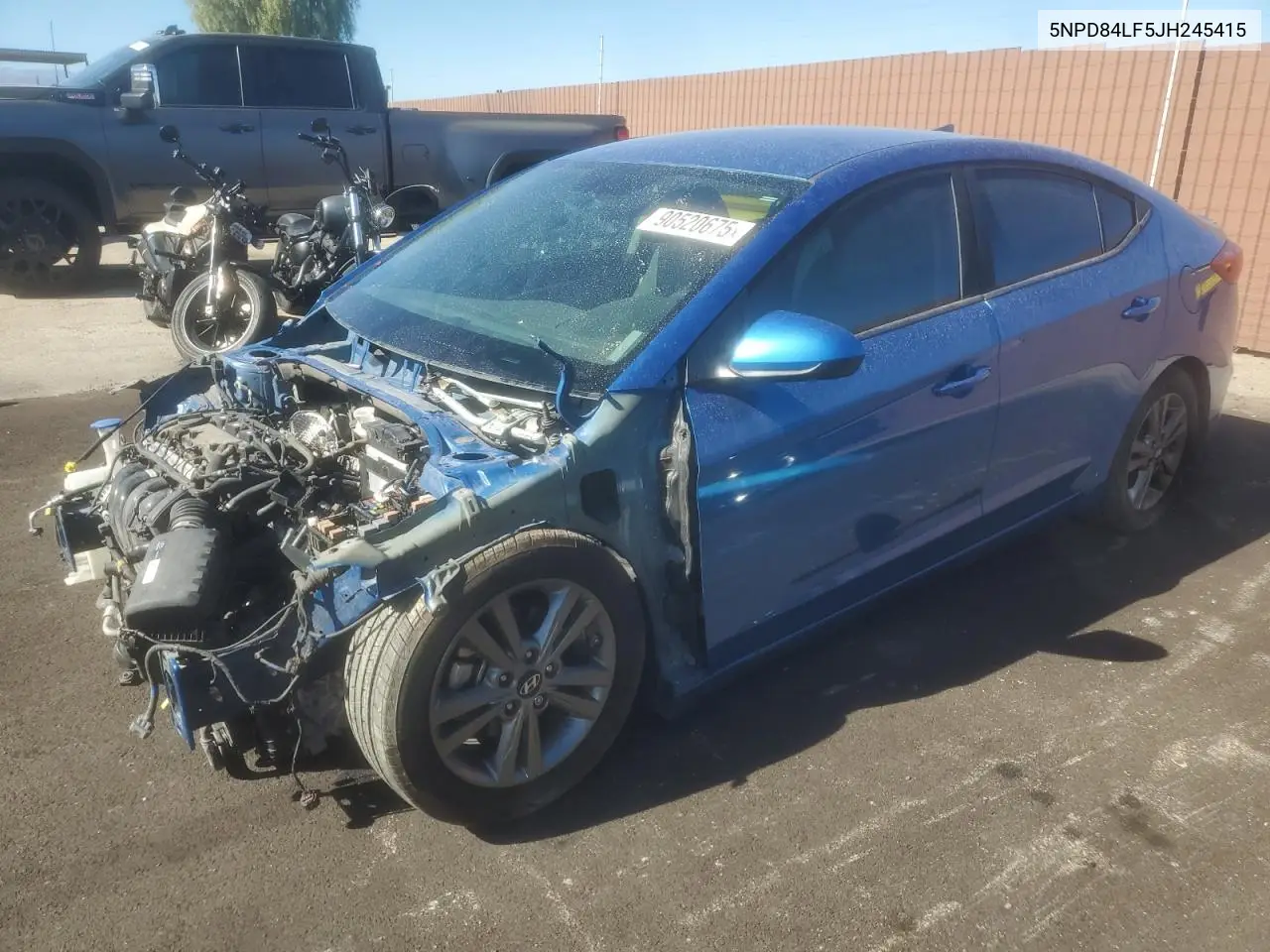 5NPD84LF5JH245415 2018 Hyundai Elantra Sel