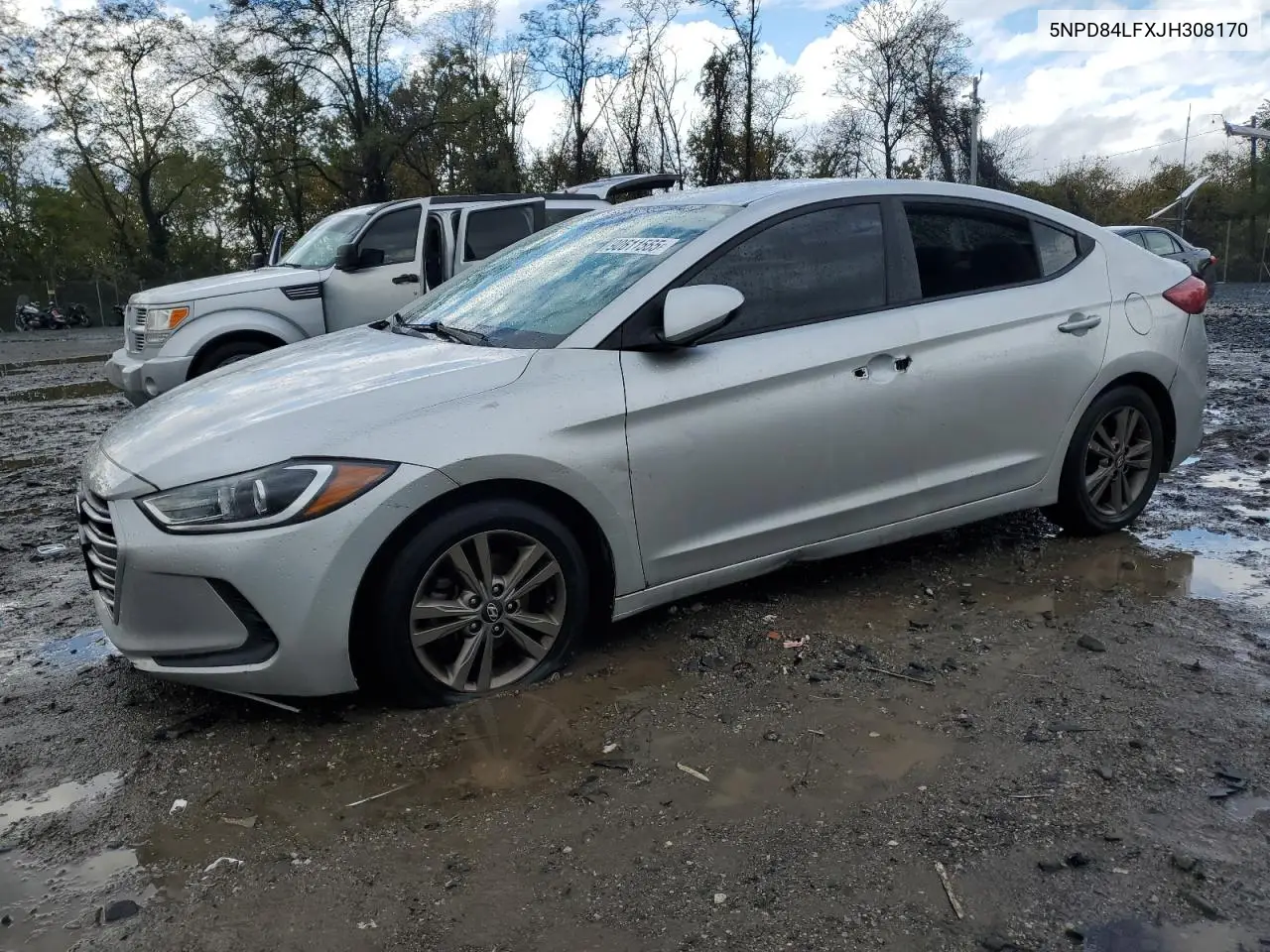 5NPD84LFXJH308170 2018 Hyundai Elantra Sel