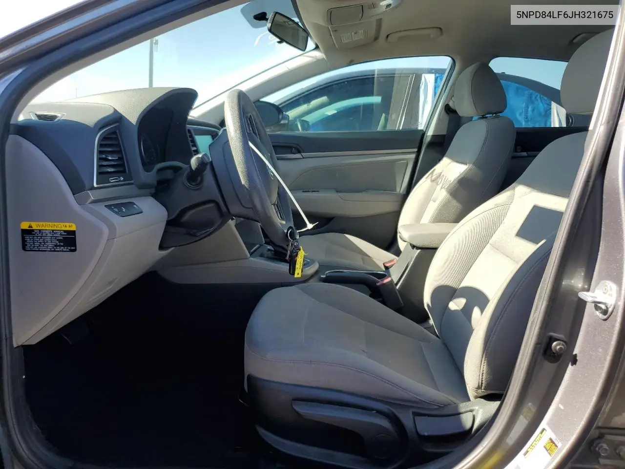 5NPD84LF6JH321675 2018 Hyundai Elantra Sel