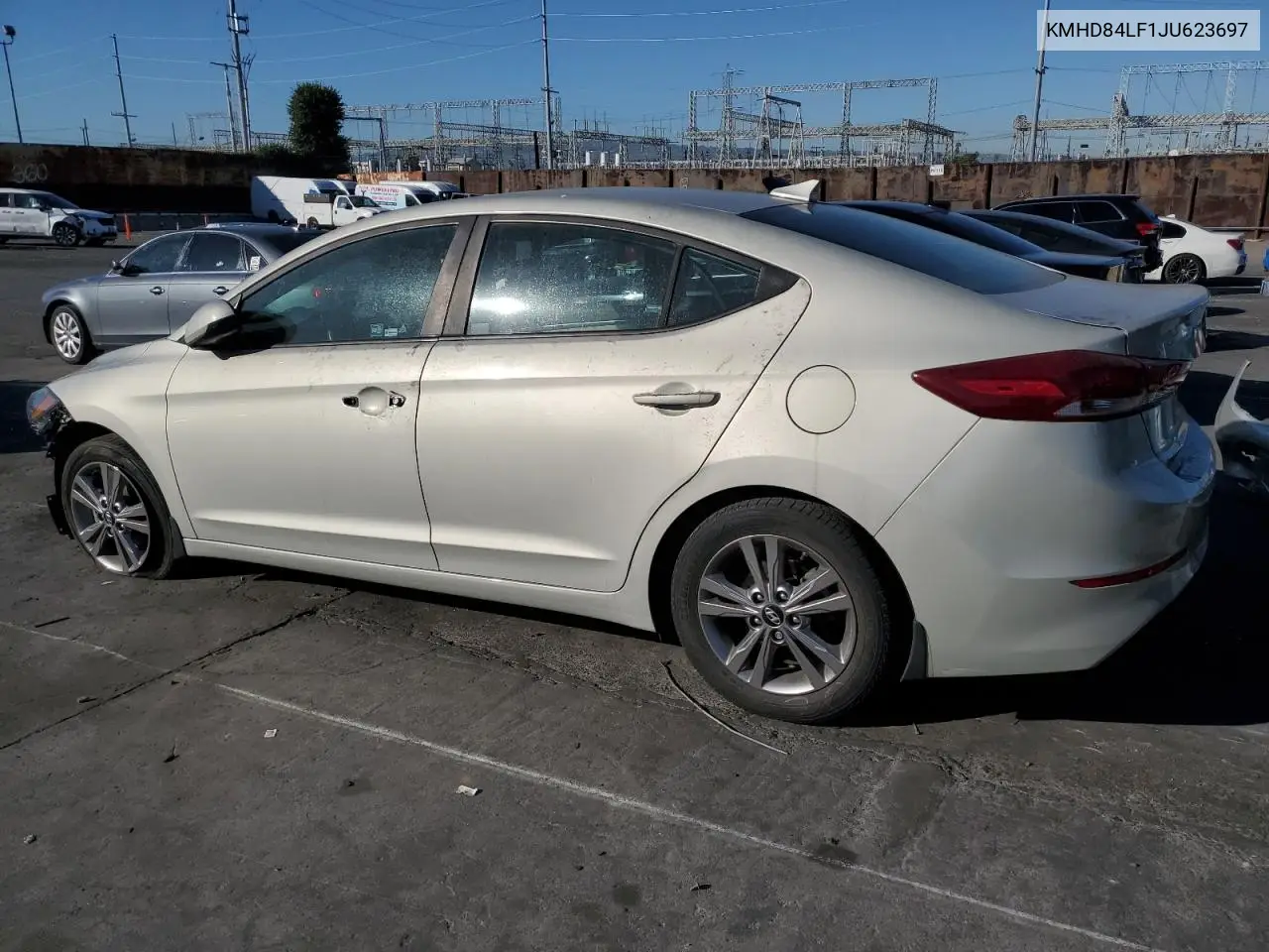 KMHD84LF1JU623697 2018 Hyundai Elantra Sel