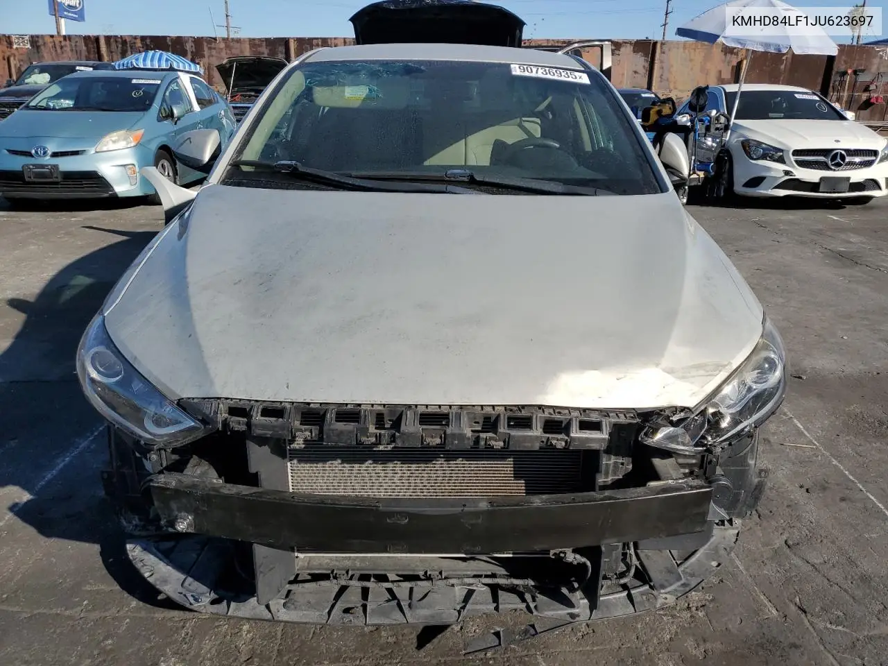 KMHD84LF1JU623697 2018 Hyundai Elantra Sel