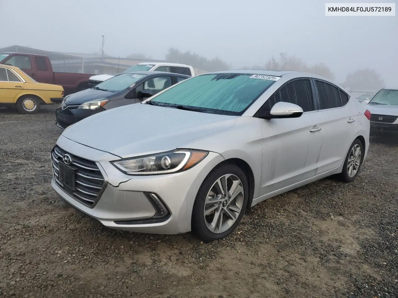 KMHD84LF0JU572189 2018 Hyundai Elantra Sel