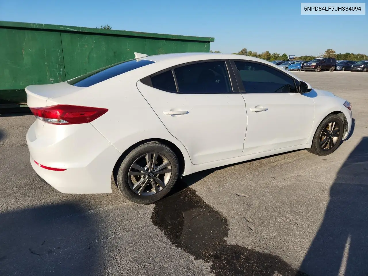 5NPD84LF7JH334094 2018 Hyundai Elantra Sel