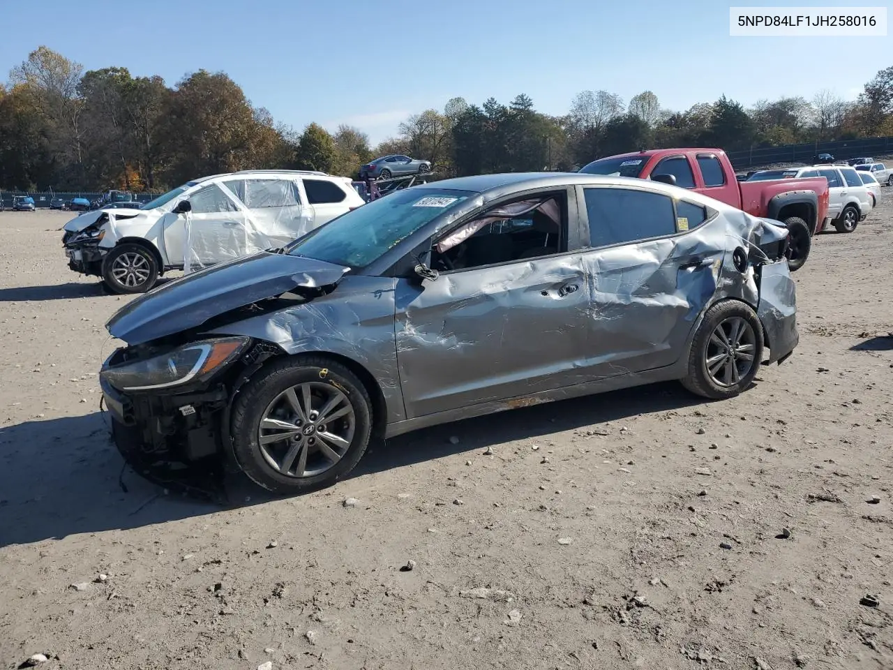 5NPD84LF1JH258016 2018 Hyundai Elantra Sel