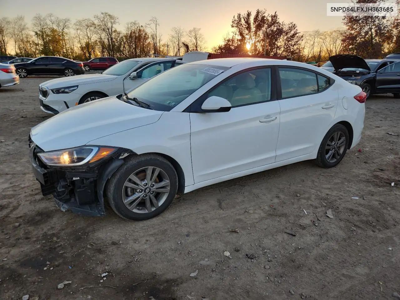 5NPD84LFXJH363685 2018 Hyundai Elantra Sel