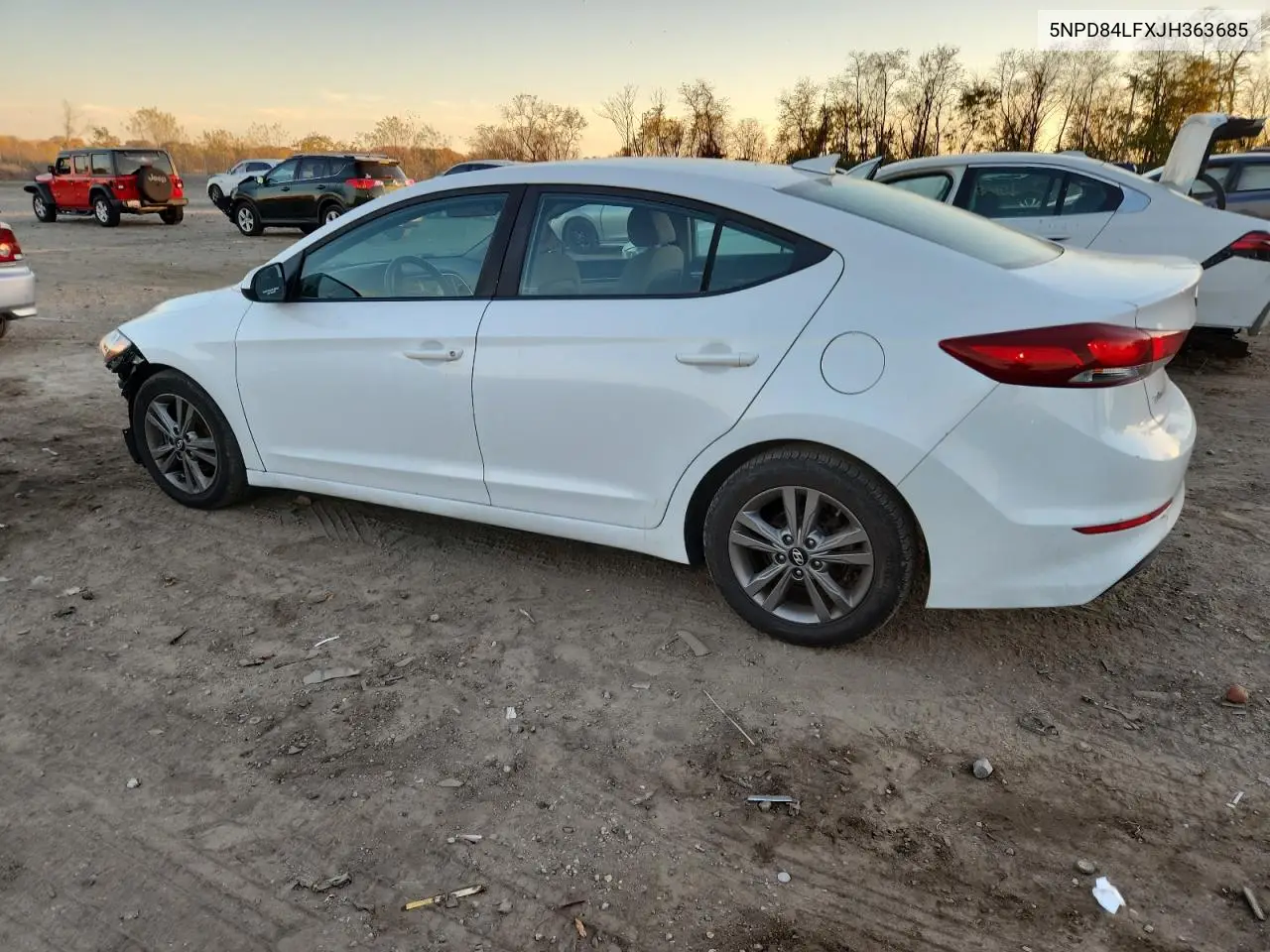 5NPD84LFXJH363685 2018 Hyundai Elantra Sel