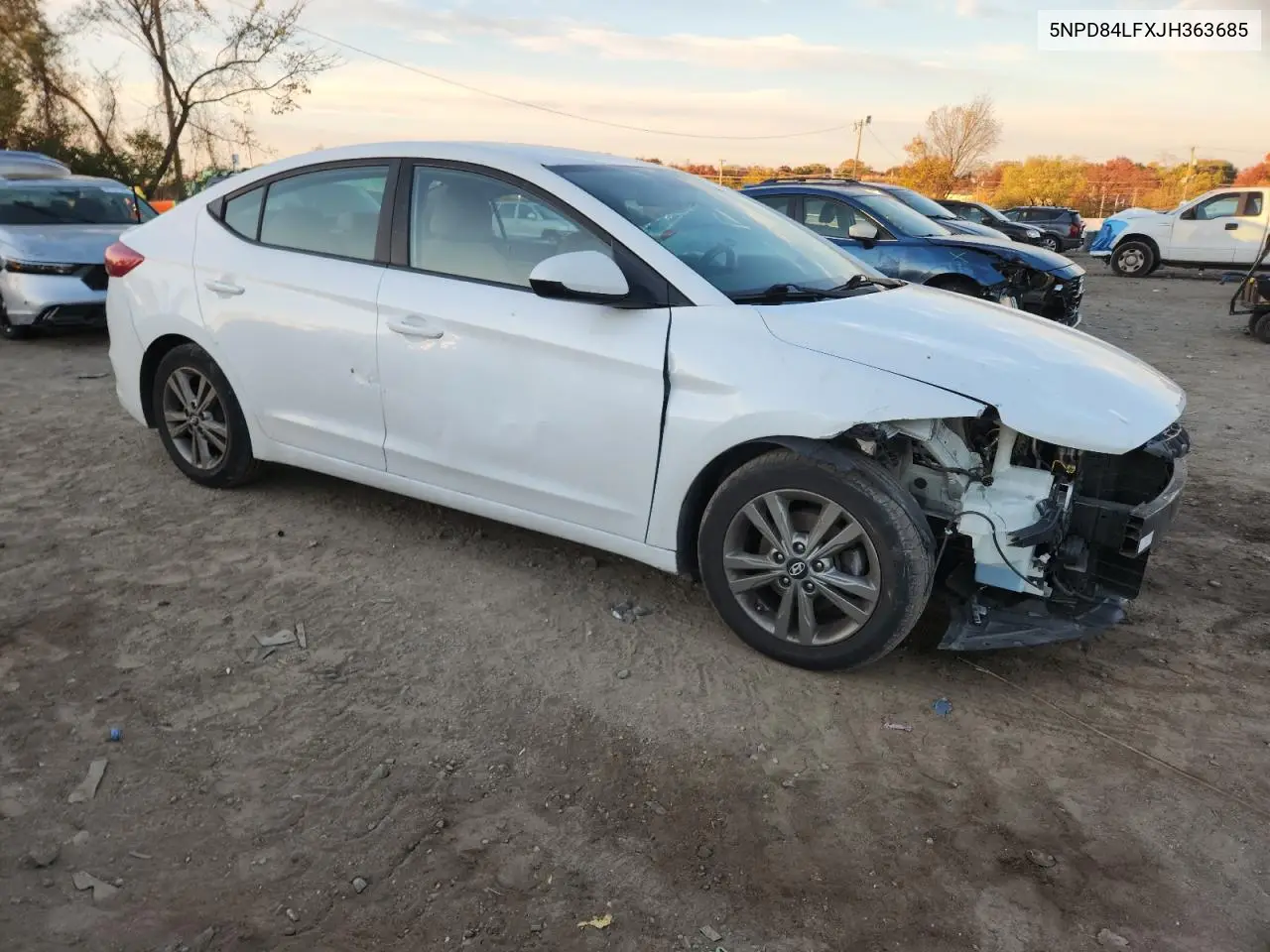 5NPD84LFXJH363685 2018 Hyundai Elantra Sel