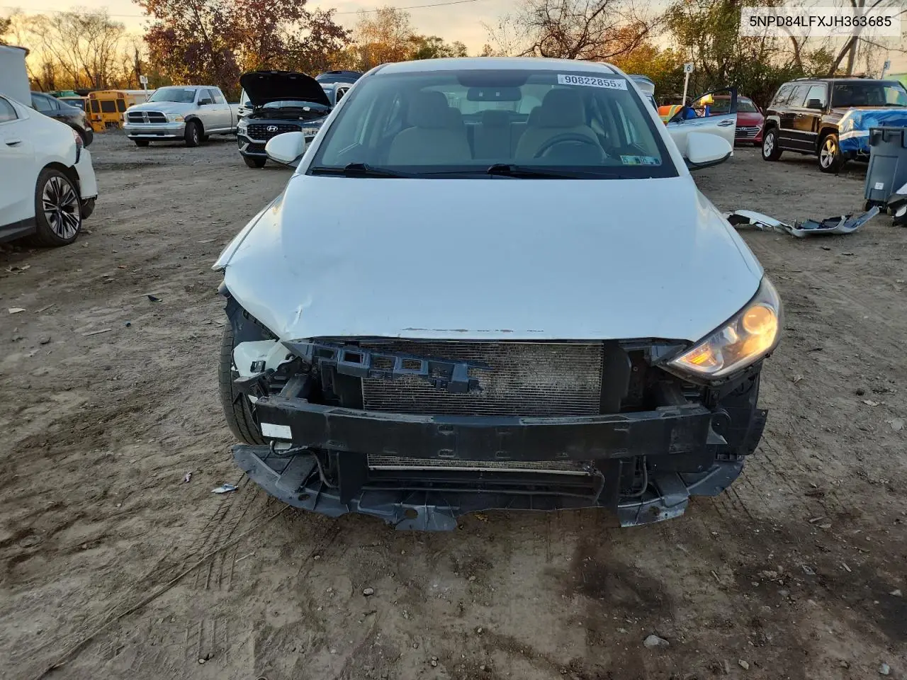 5NPD84LFXJH363685 2018 Hyundai Elantra Sel