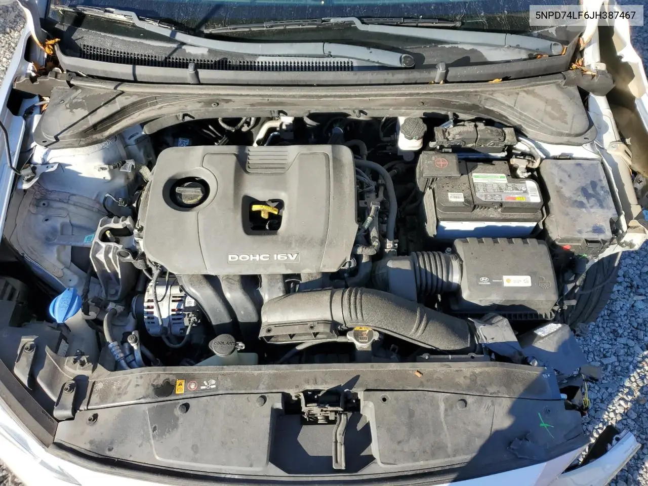 5NPD74LF6JH387467 2018 Hyundai Elantra Se