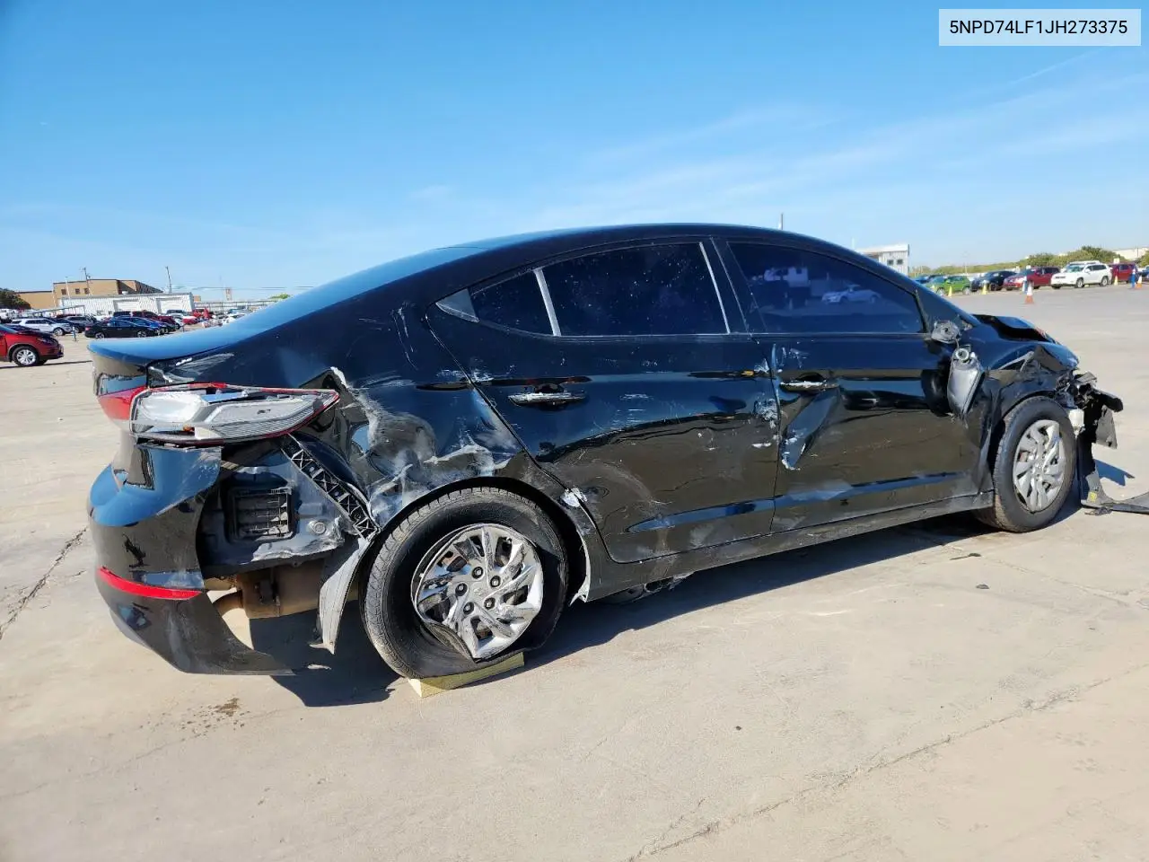5NPD74LF1JH273375 2018 Hyundai Elantra Se