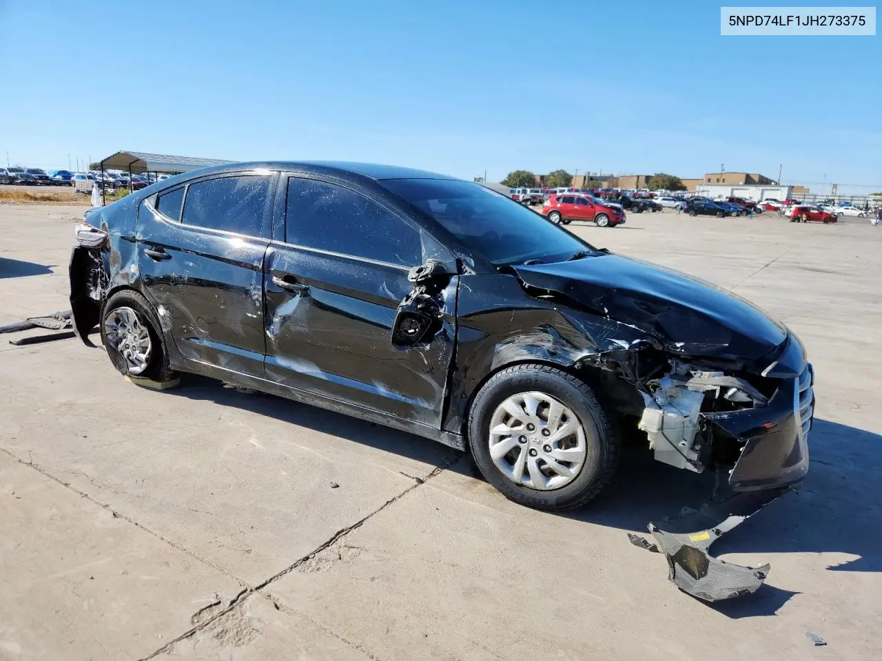 5NPD74LF1JH273375 2018 Hyundai Elantra Se