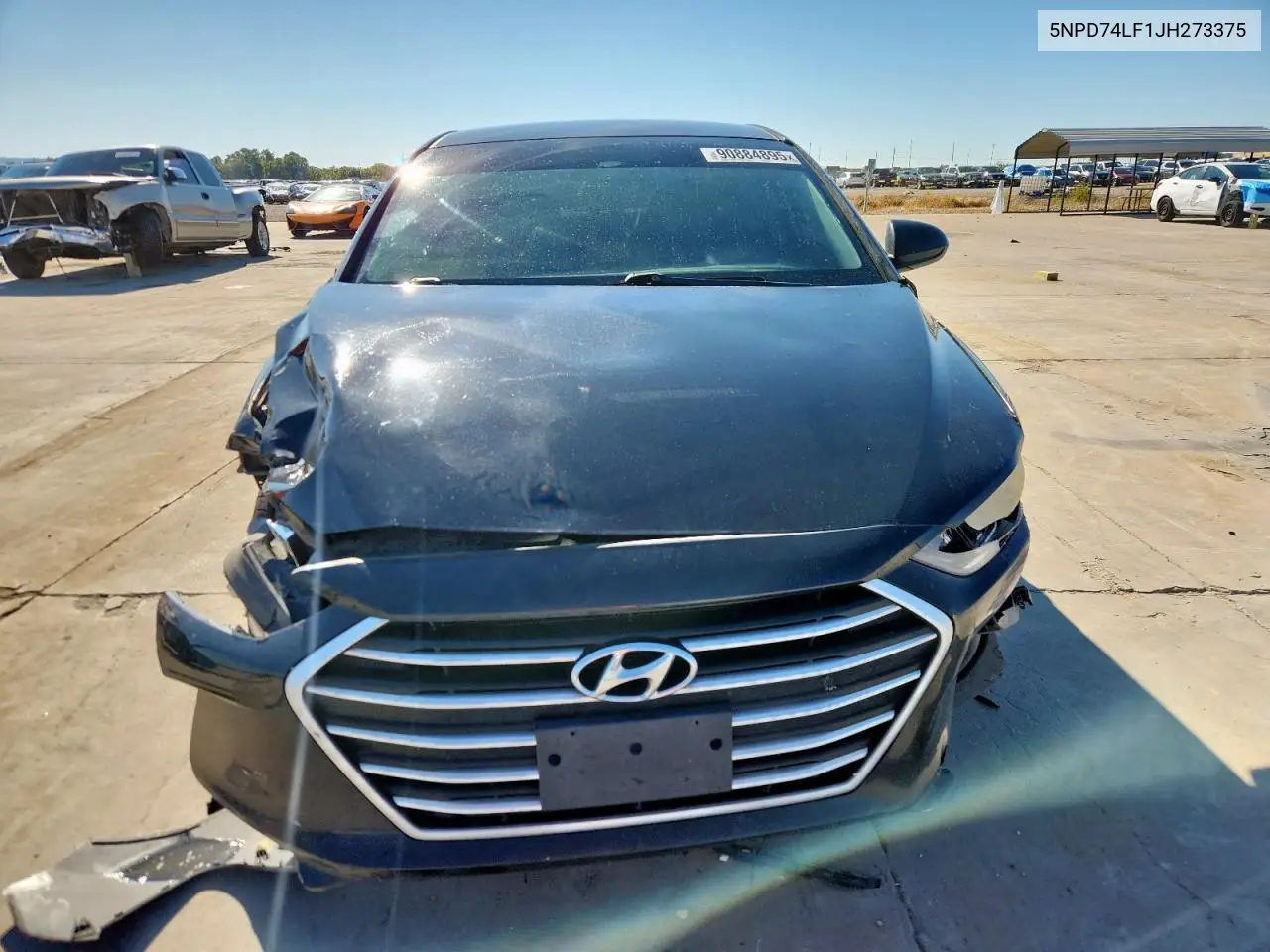 5NPD74LF1JH273375 2018 Hyundai Elantra Se