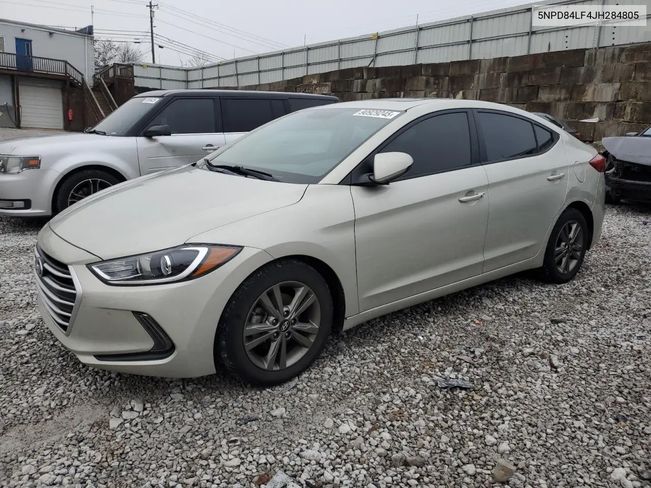 5NPD84LF4JH284805 2018 Hyundai Elantra Sel