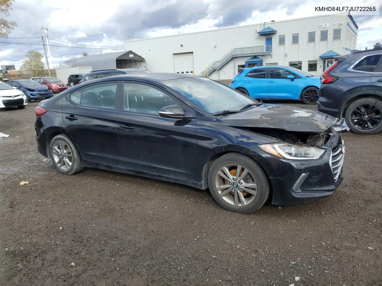 KMHD84LF7JU722265 2018 Hyundai Elantra Sel