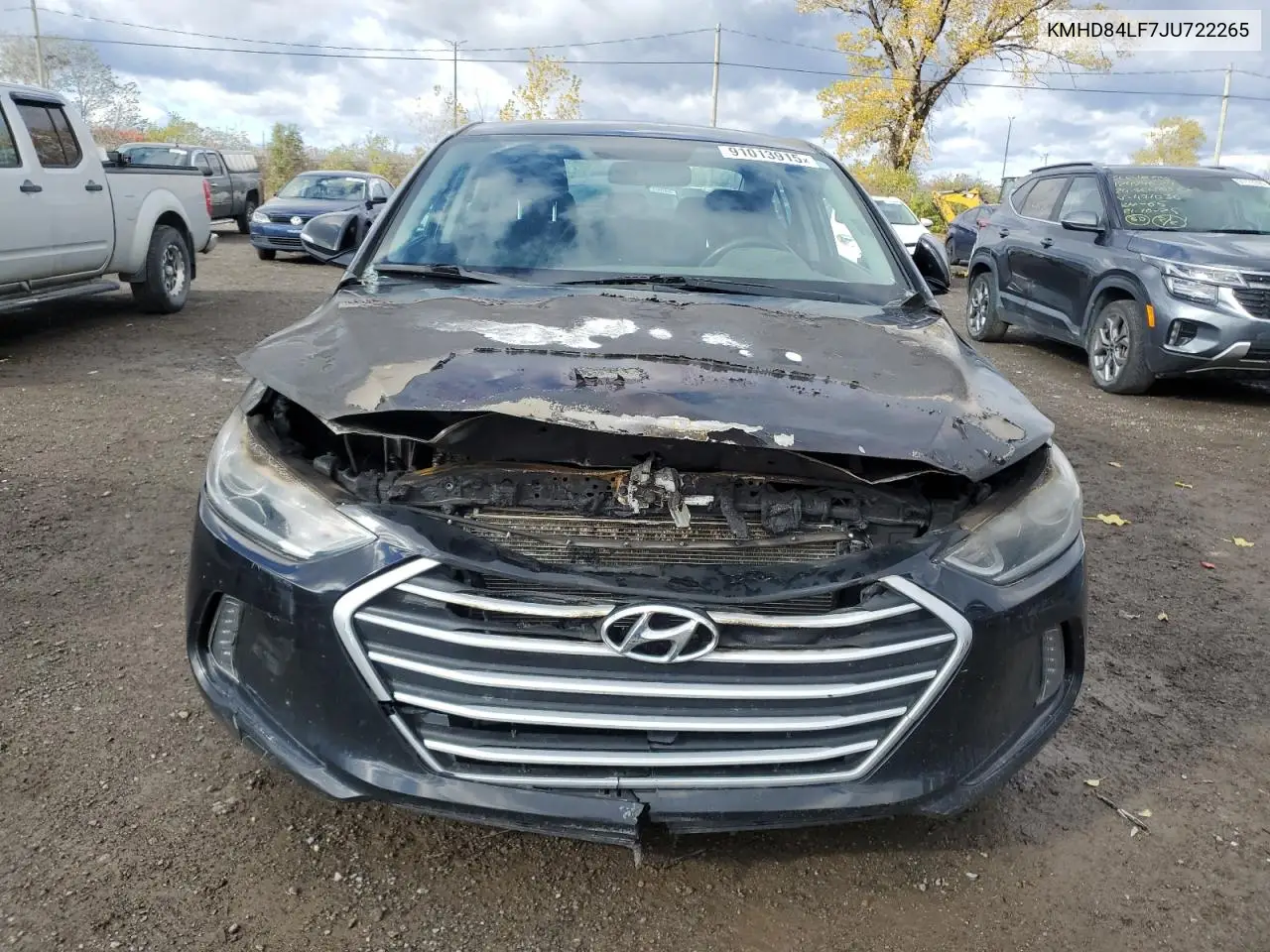 KMHD84LF7JU722265 2018 Hyundai Elantra Sel