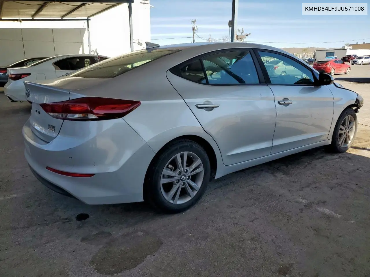 KMHD84LF9JU571008 2018 Hyundai Elantra Sel