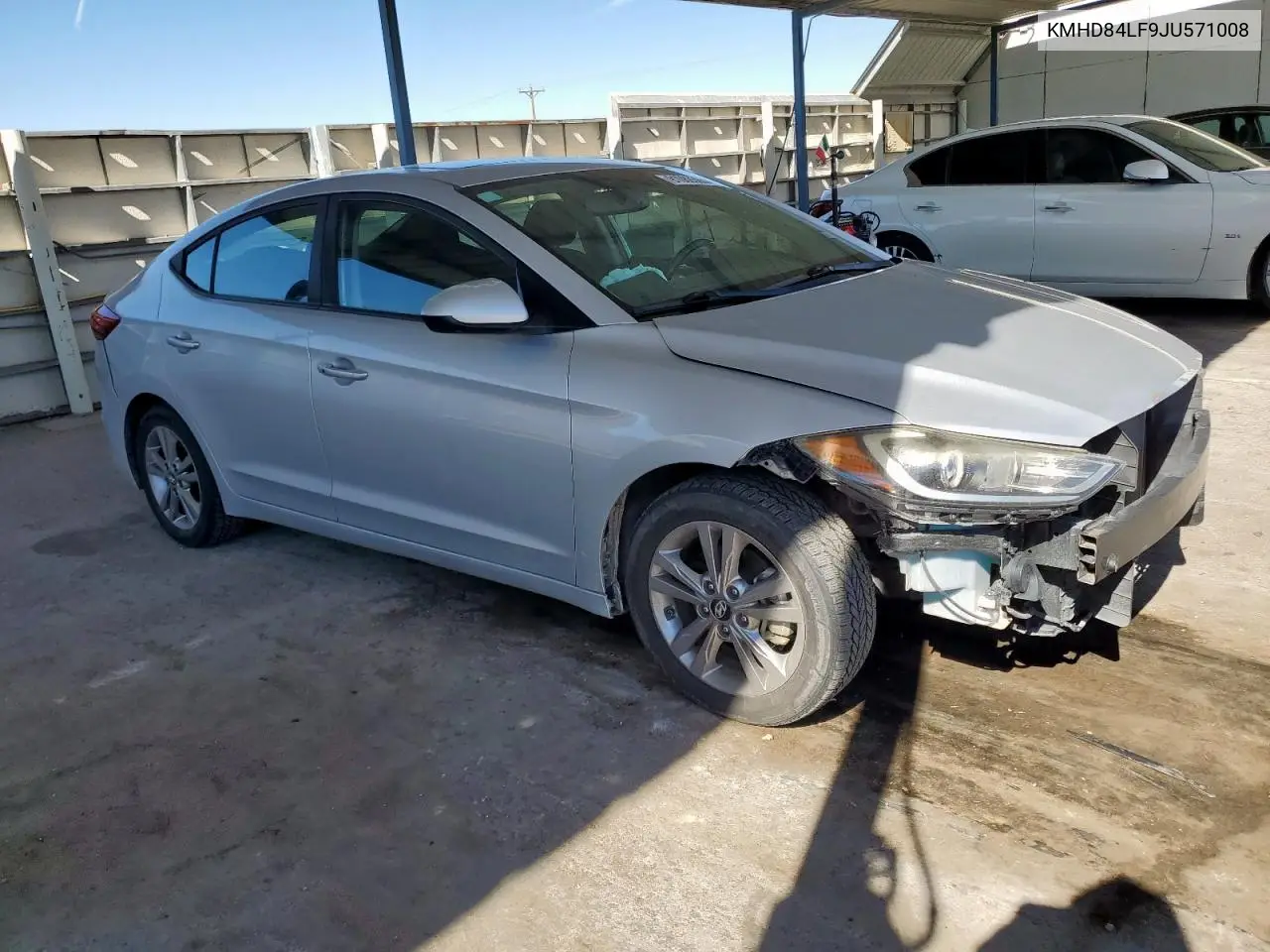KMHD84LF9JU571008 2018 Hyundai Elantra Sel