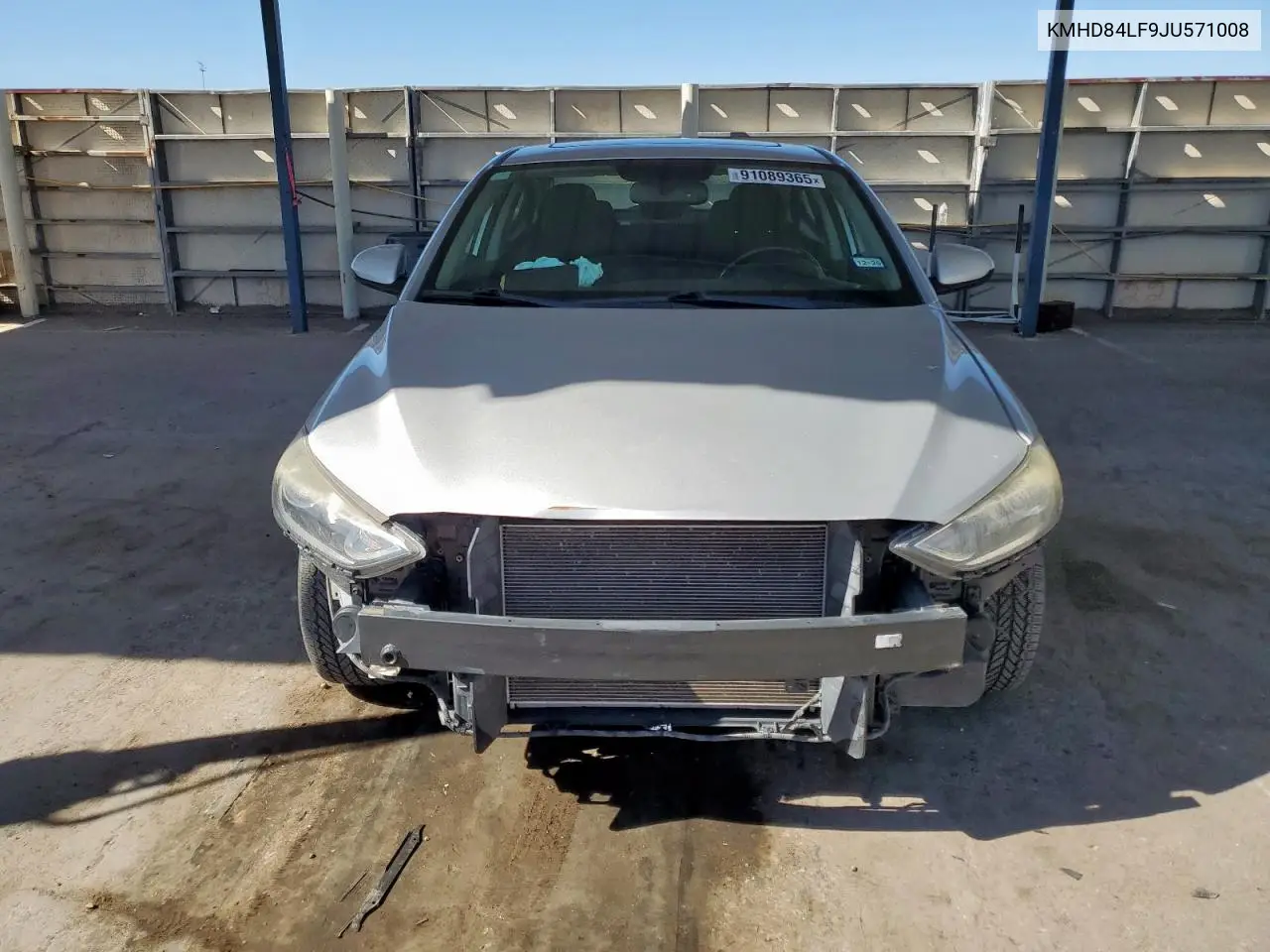 KMHD84LF9JU571008 2018 Hyundai Elantra Sel