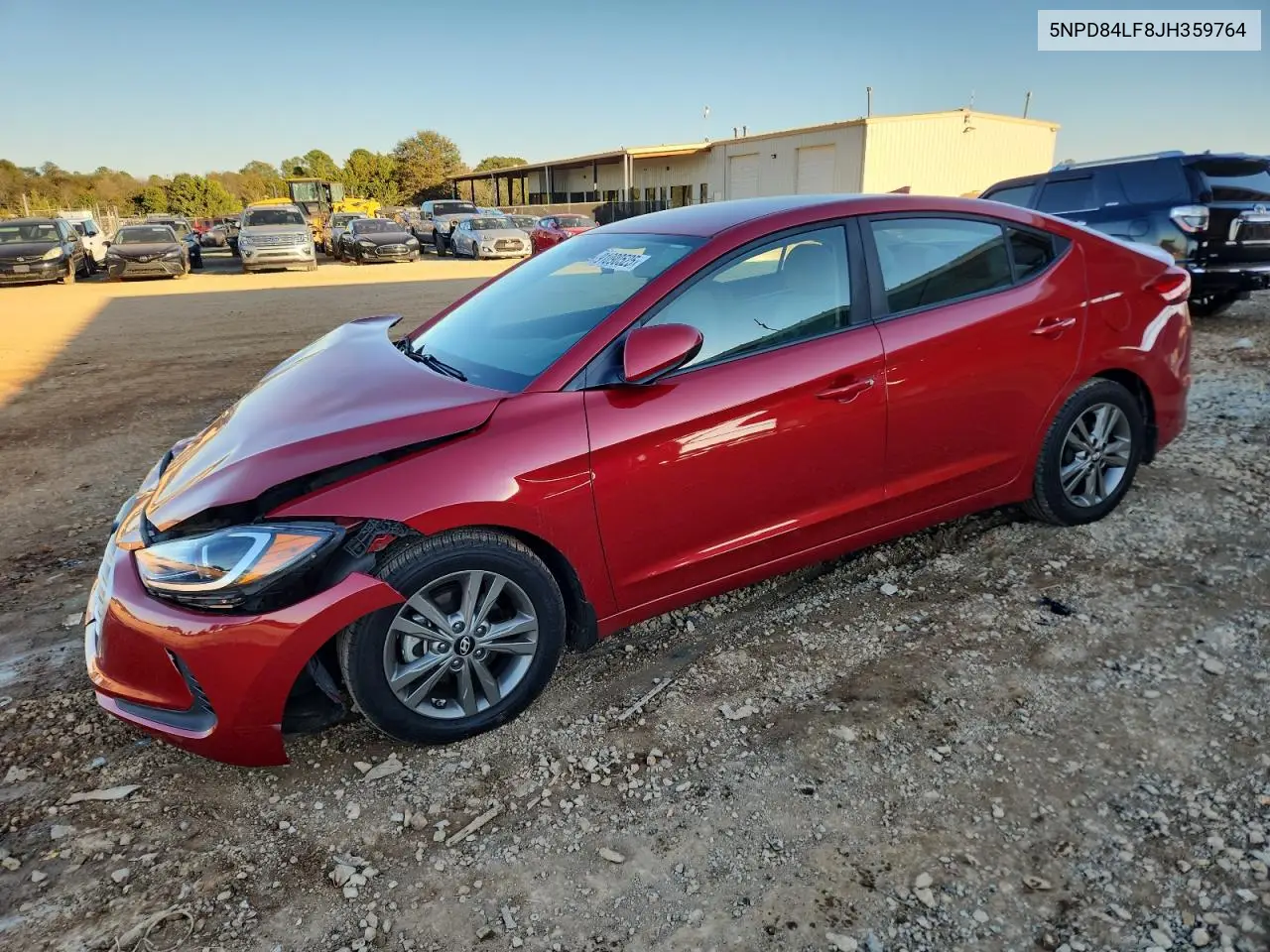 5NPD84LF8JH359764 2018 Hyundai Elantra Sel