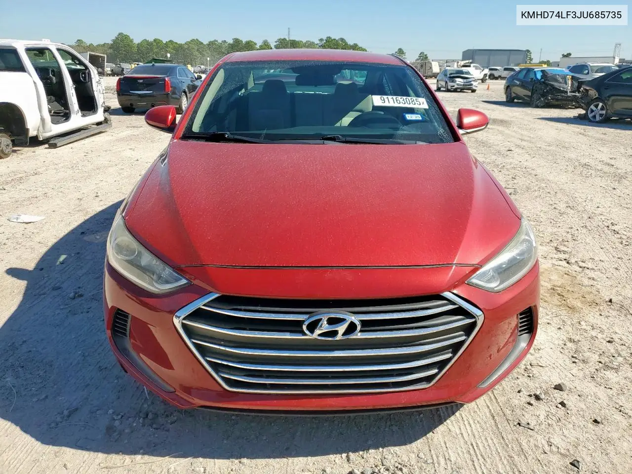 KMHD74LF3JU685735 2018 Hyundai Elantra Se