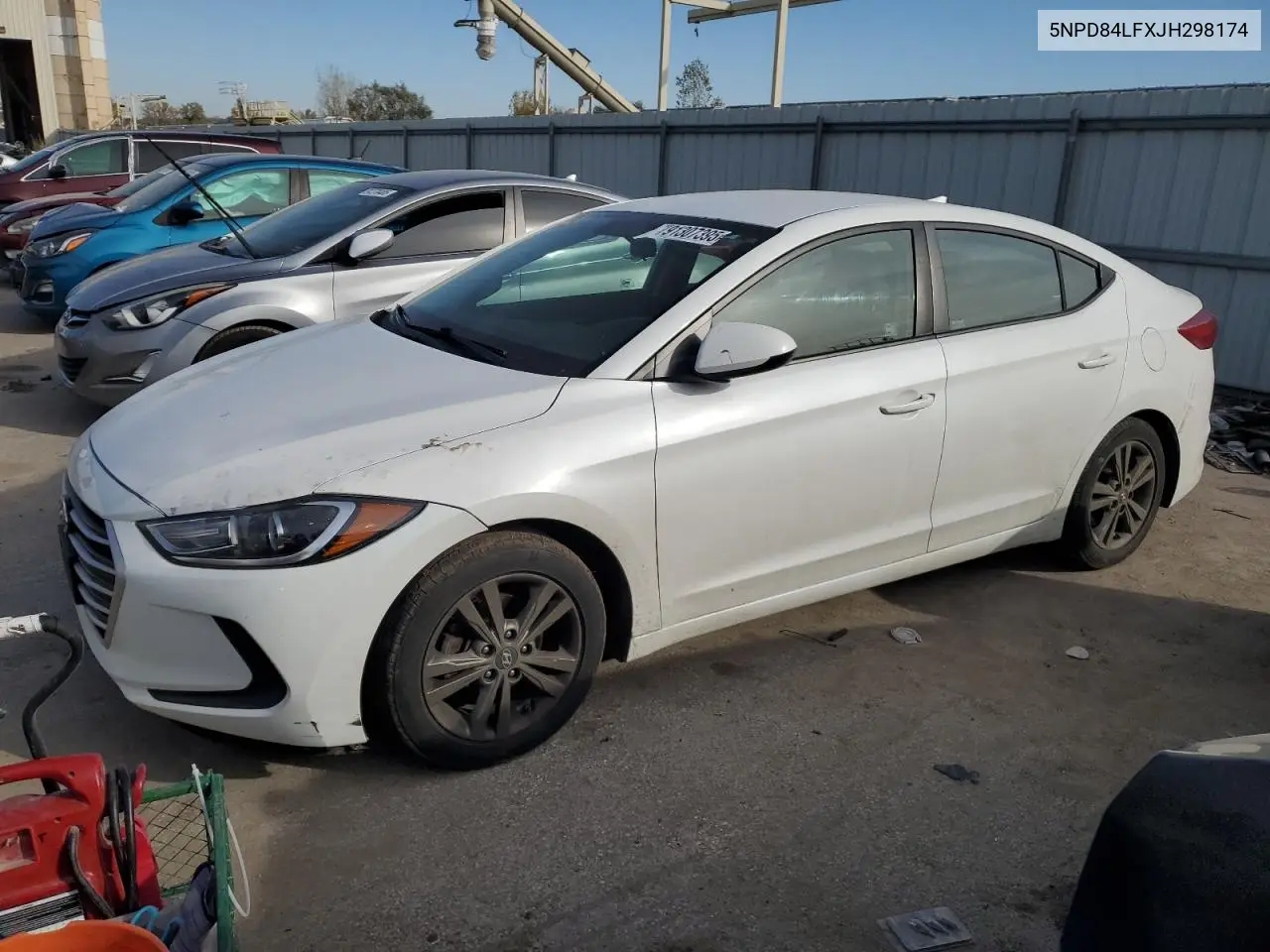 5NPD84LFXJH298174 2018 Hyundai Elantra Sel