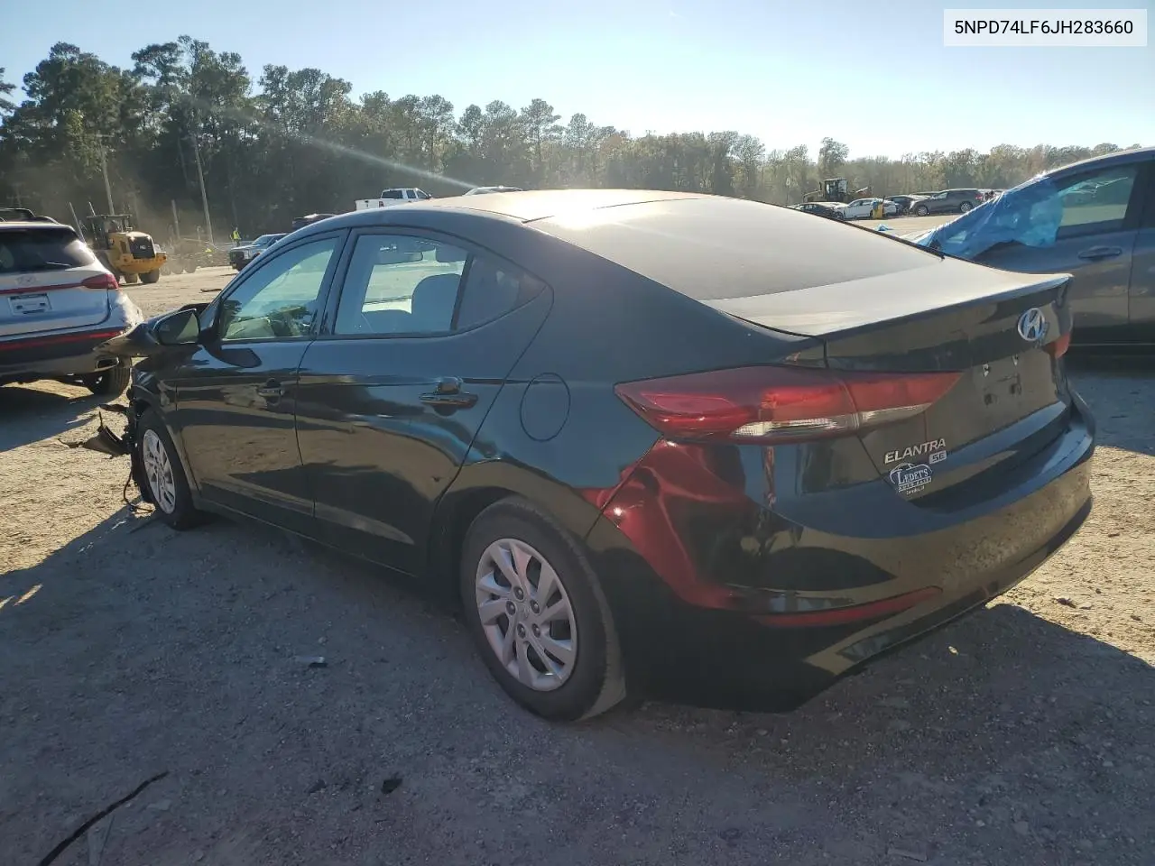5NPD74LF6JH283660 2018 Hyundai Elantra Se