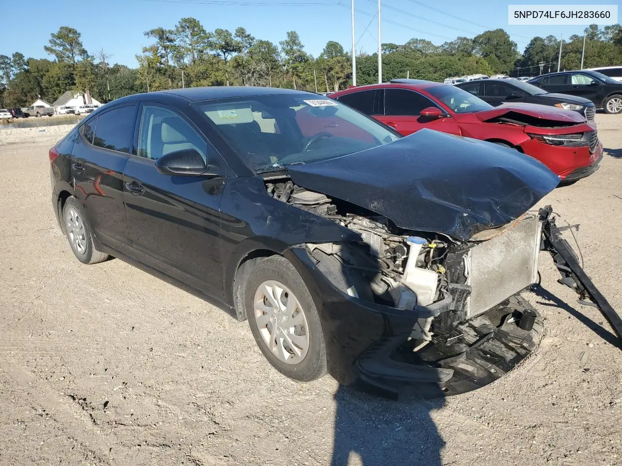 5NPD74LF6JH283660 2018 Hyundai Elantra Se