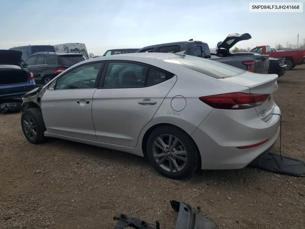 5NPD84LF3JH241668 2018 Hyundai Elantra Sel