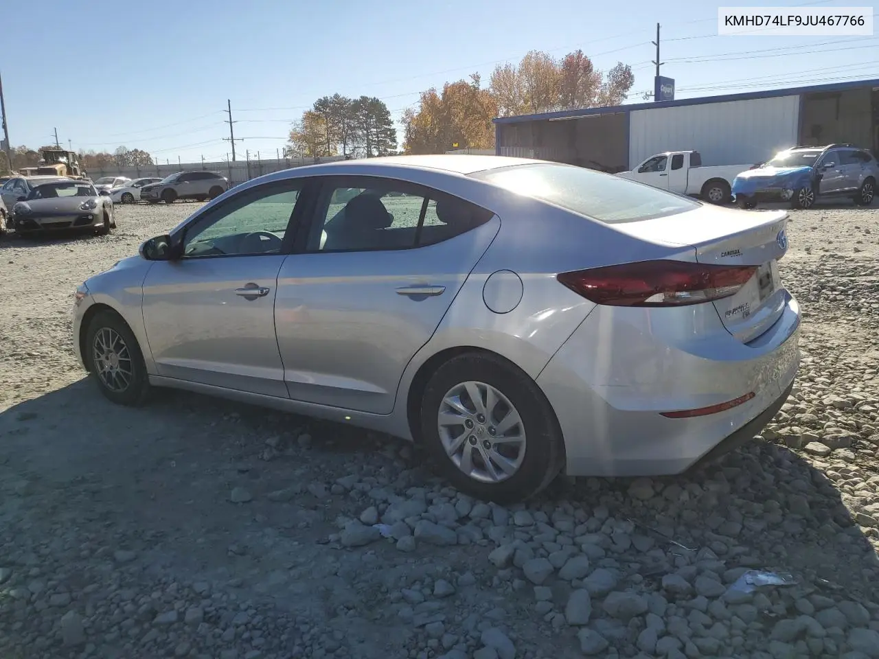 KMHD74LF9JU467766 2018 Hyundai Elantra Se