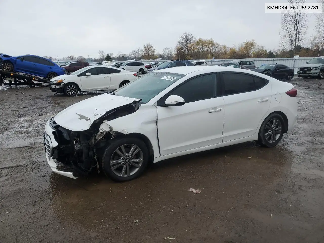 KMHD84LF5JU592731 2018 Hyundai Elantra Sel
