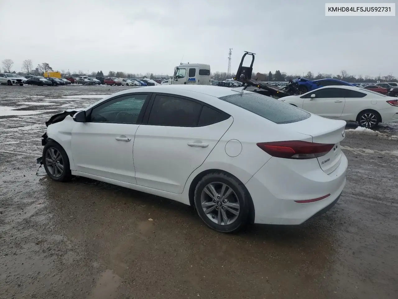 KMHD84LF5JU592731 2018 Hyundai Elantra Sel