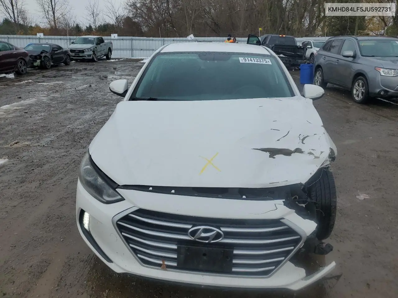 KMHD84LF5JU592731 2018 Hyundai Elantra Sel