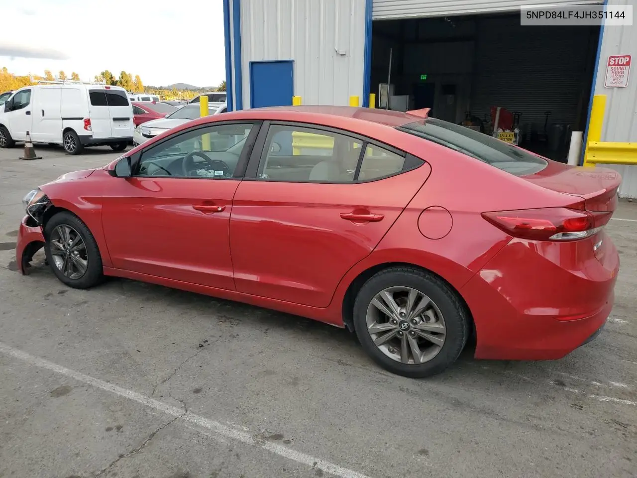 5NPD84LF4JH351144 2018 Hyundai Elantra Sel