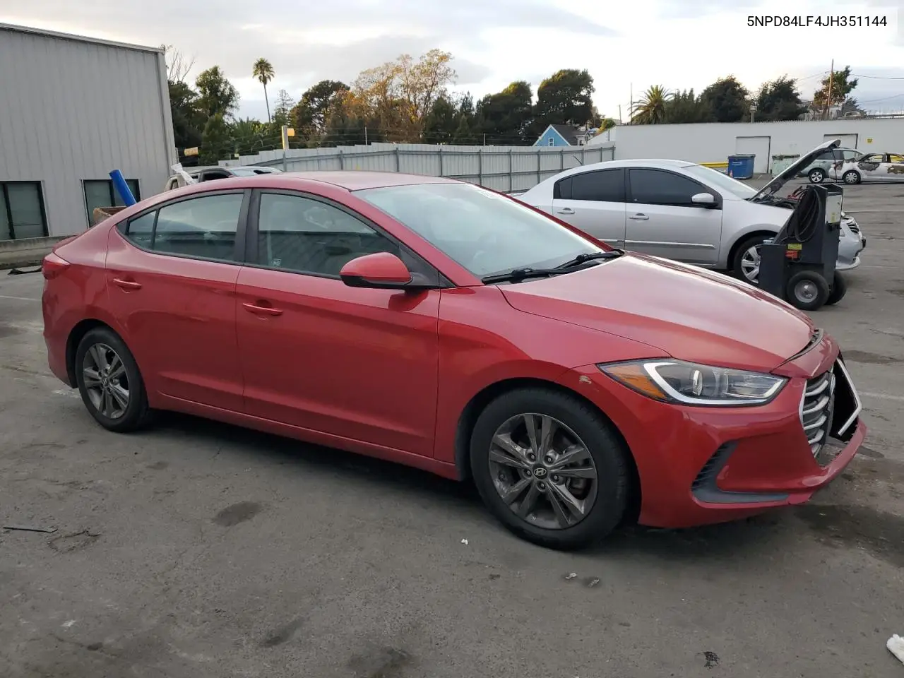 5NPD84LF4JH351144 2018 Hyundai Elantra Sel