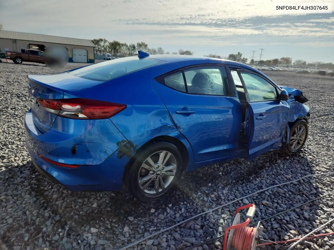 5NPD84LF4JH307645 2018 Hyundai Elantra Sel