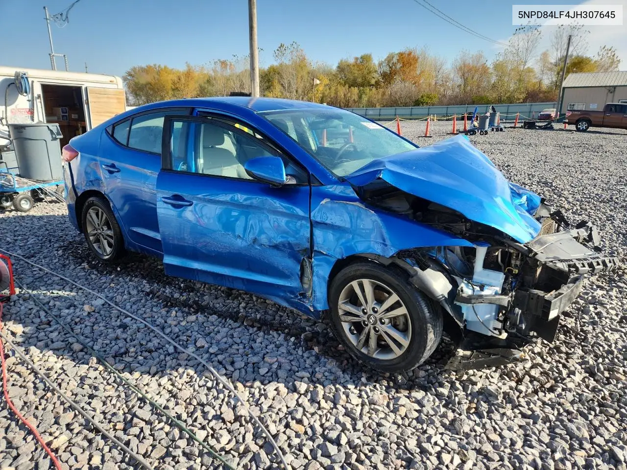 5NPD84LF4JH307645 2018 Hyundai Elantra Sel
