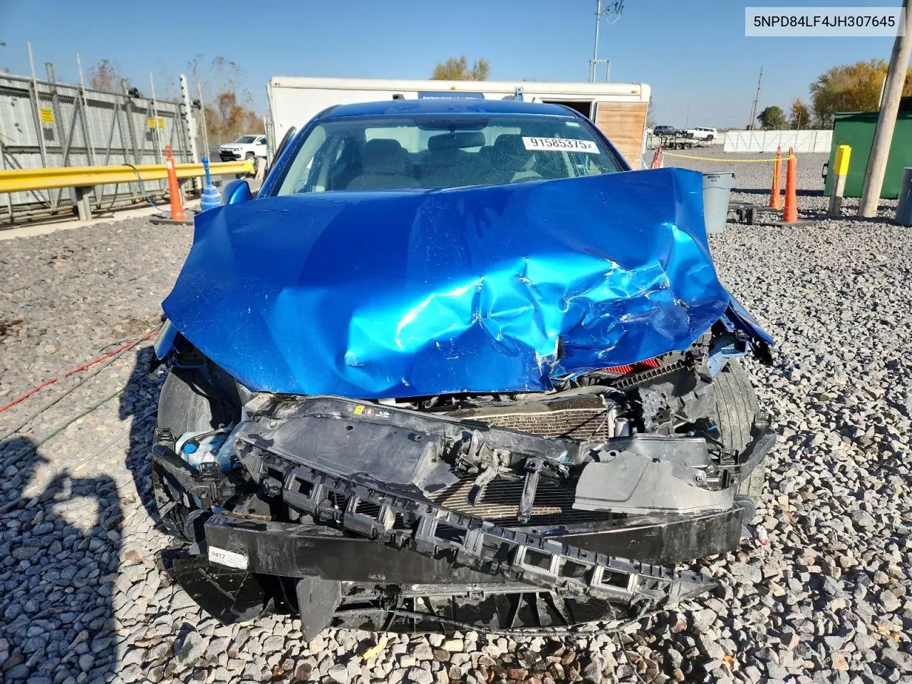 5NPD84LF4JH307645 2018 Hyundai Elantra Sel