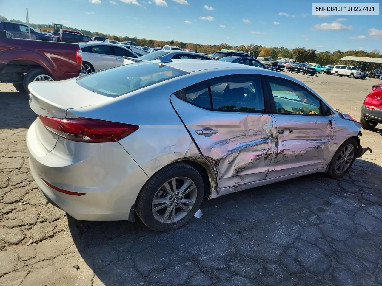 5NPD84LF1JH227431 2018 Hyundai Elantra Sel