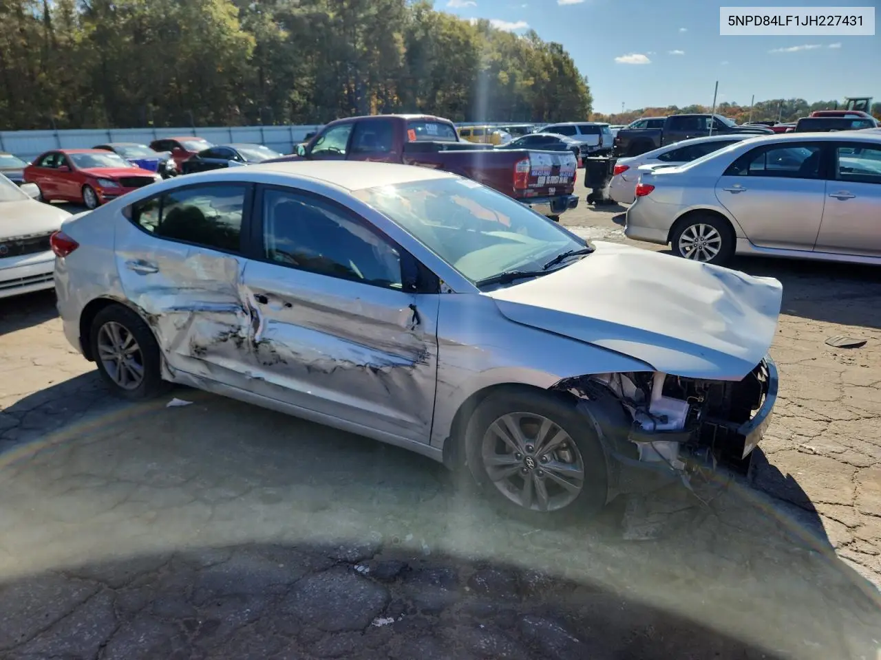 5NPD84LF1JH227431 2018 Hyundai Elantra Sel