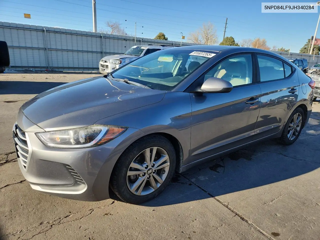5NPD84LF9JH340284 2018 Hyundai Elantra Sel