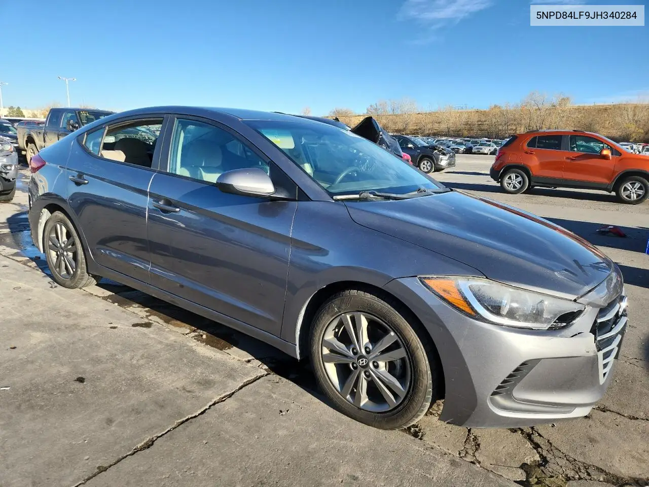 5NPD84LF9JH340284 2018 Hyundai Elantra Sel