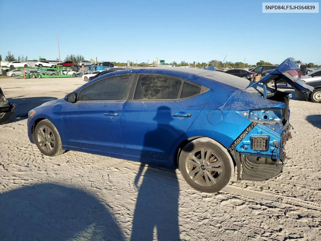 5NPD84LF5JH364839 2018 Hyundai Elantra Sel