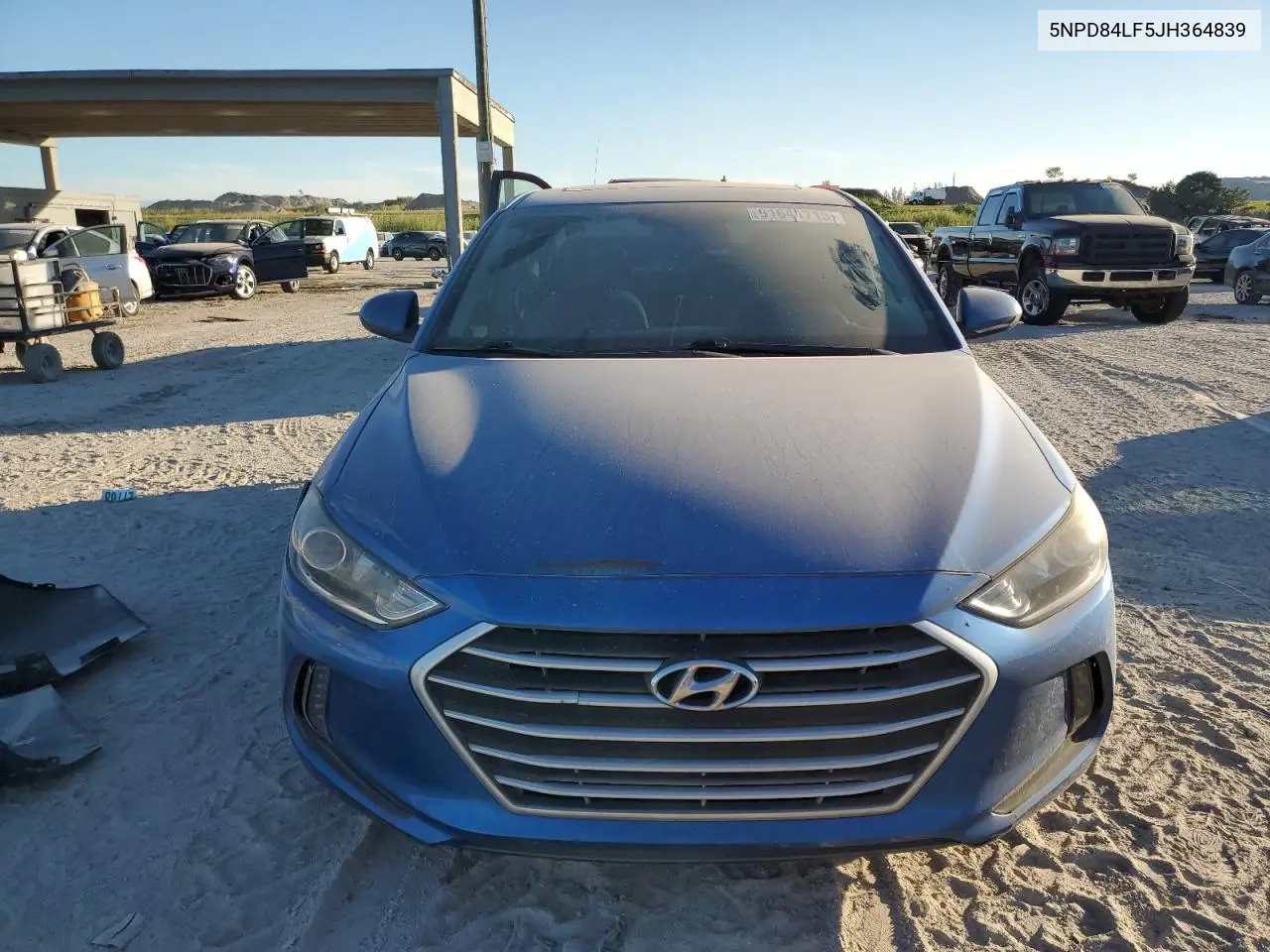 5NPD84LF5JH364839 2018 Hyundai Elantra Sel