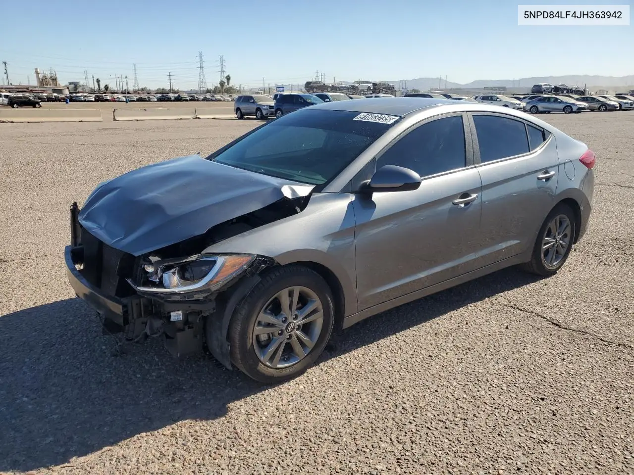 5NPD84LF4JH363942 2018 Hyundai Elantra Sel