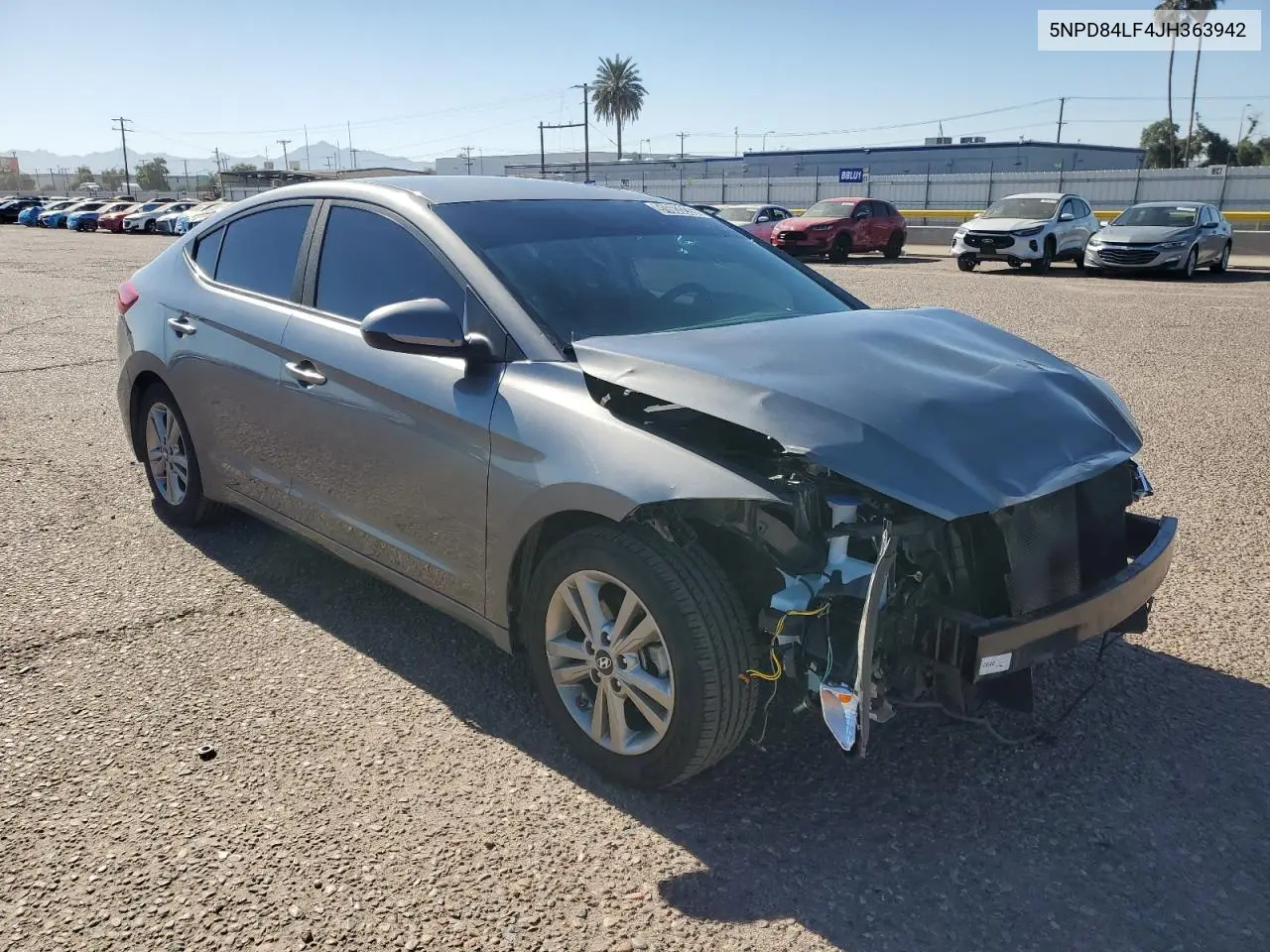 5NPD84LF4JH363942 2018 Hyundai Elantra Sel
